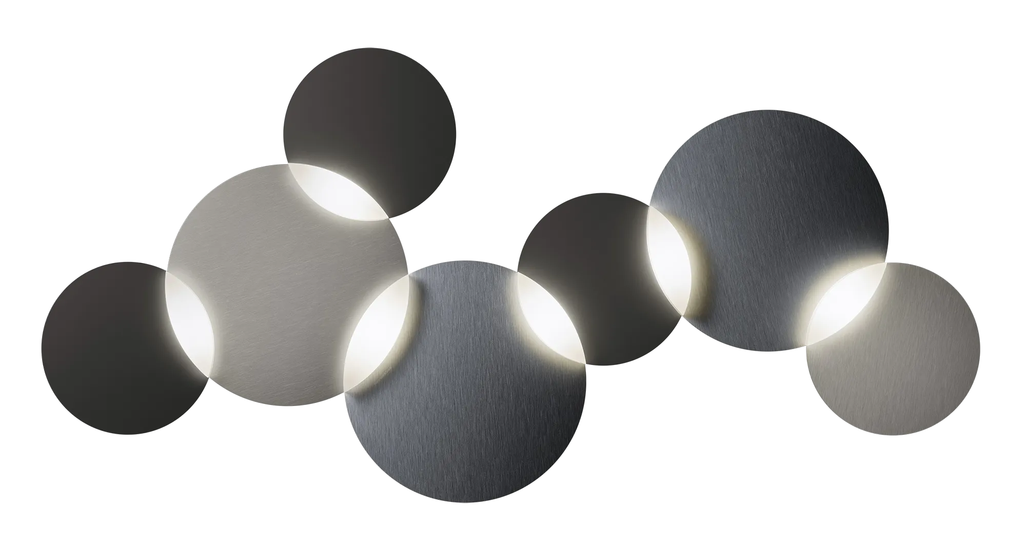 Grossmann CIRC Six Lamp Wall / Ceiling Light - Colour Options ID 11329 11330