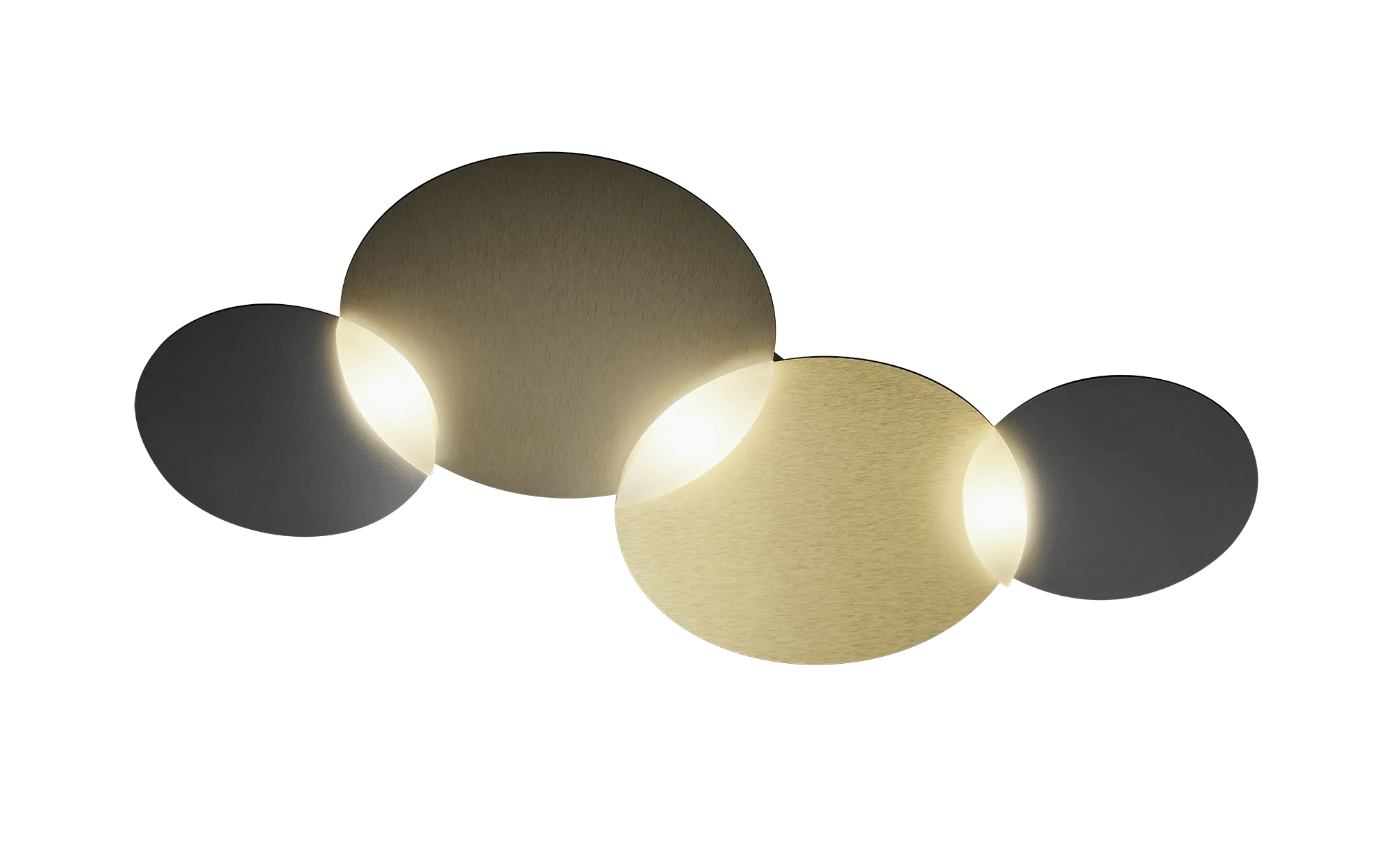 Grossmann CIRC Three Lamp Wall / Ceiling Light - Colour Options ID 11327 11328