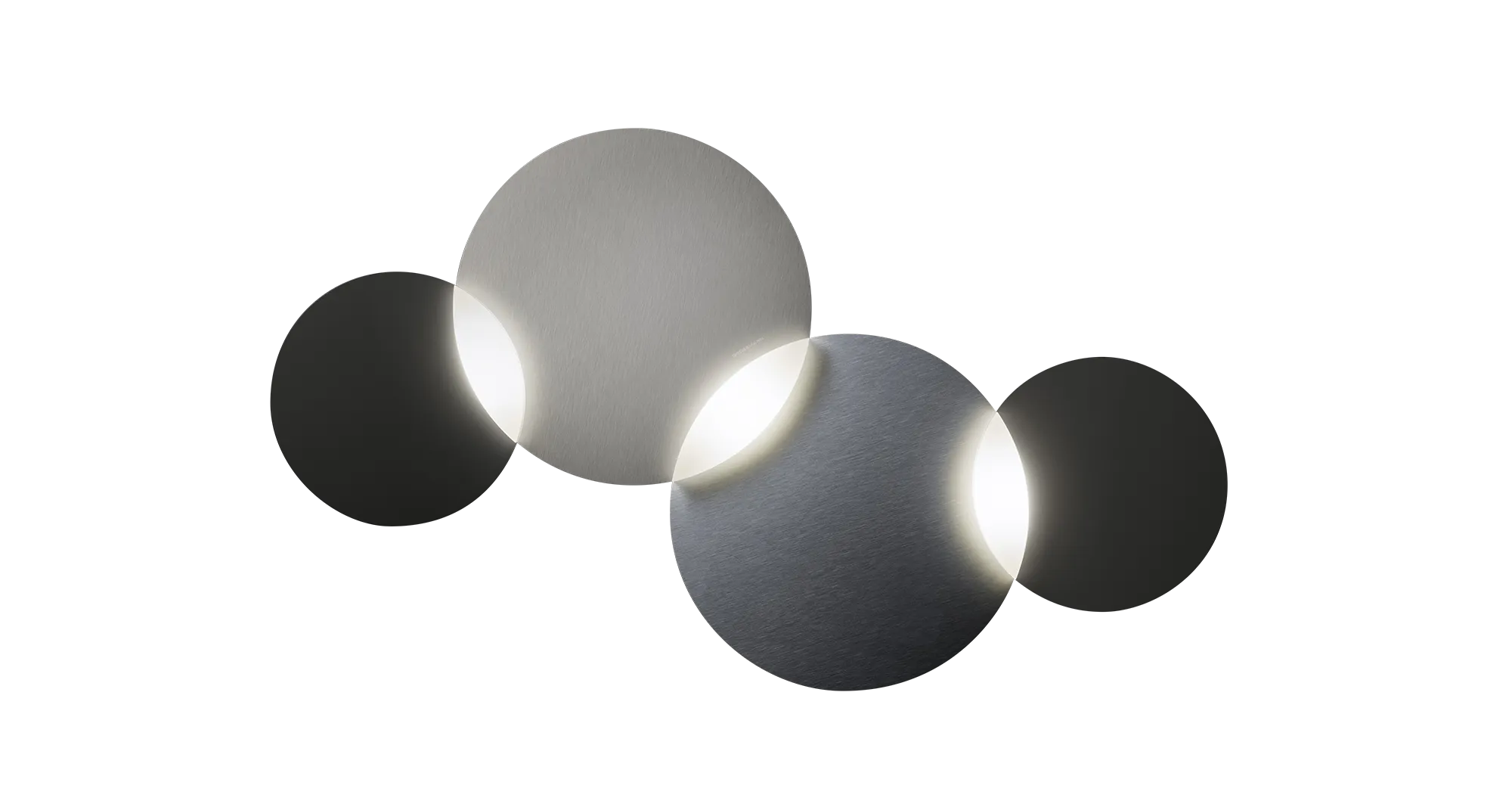 Grossmann CIRC Three Lamp Wall / Ceiling Light - Colour Options ID 11327 11328