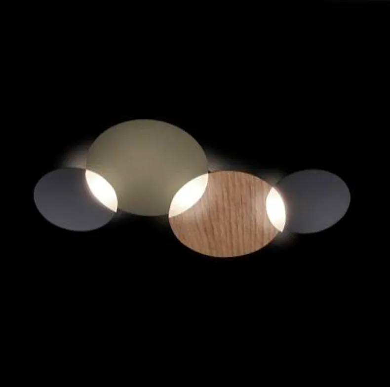 Grossmann CIRC Three Lamp Wall / Ceiling Light - Colour Options ID 11327 11328
