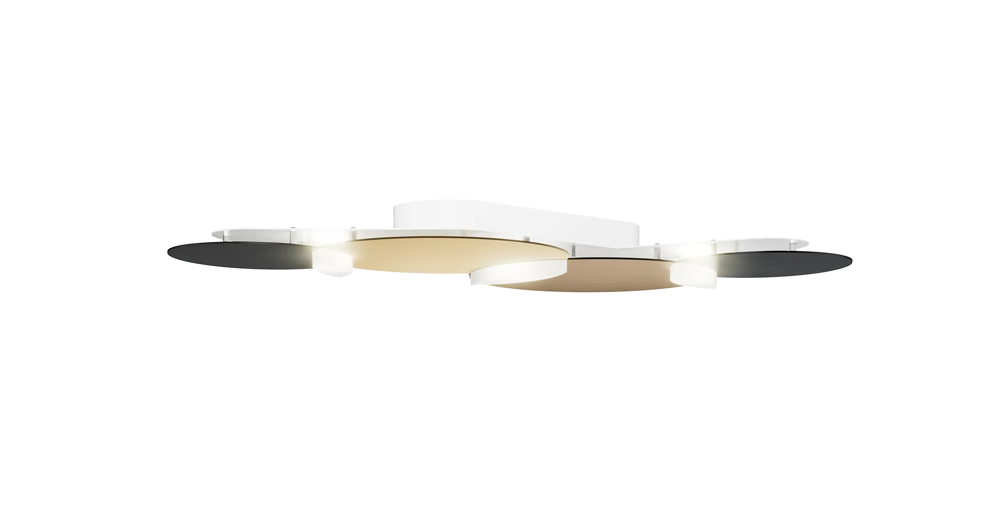 Grossmann CIRC Three Lamp Wall / Ceiling Light - Colour Options ID 11327 11328