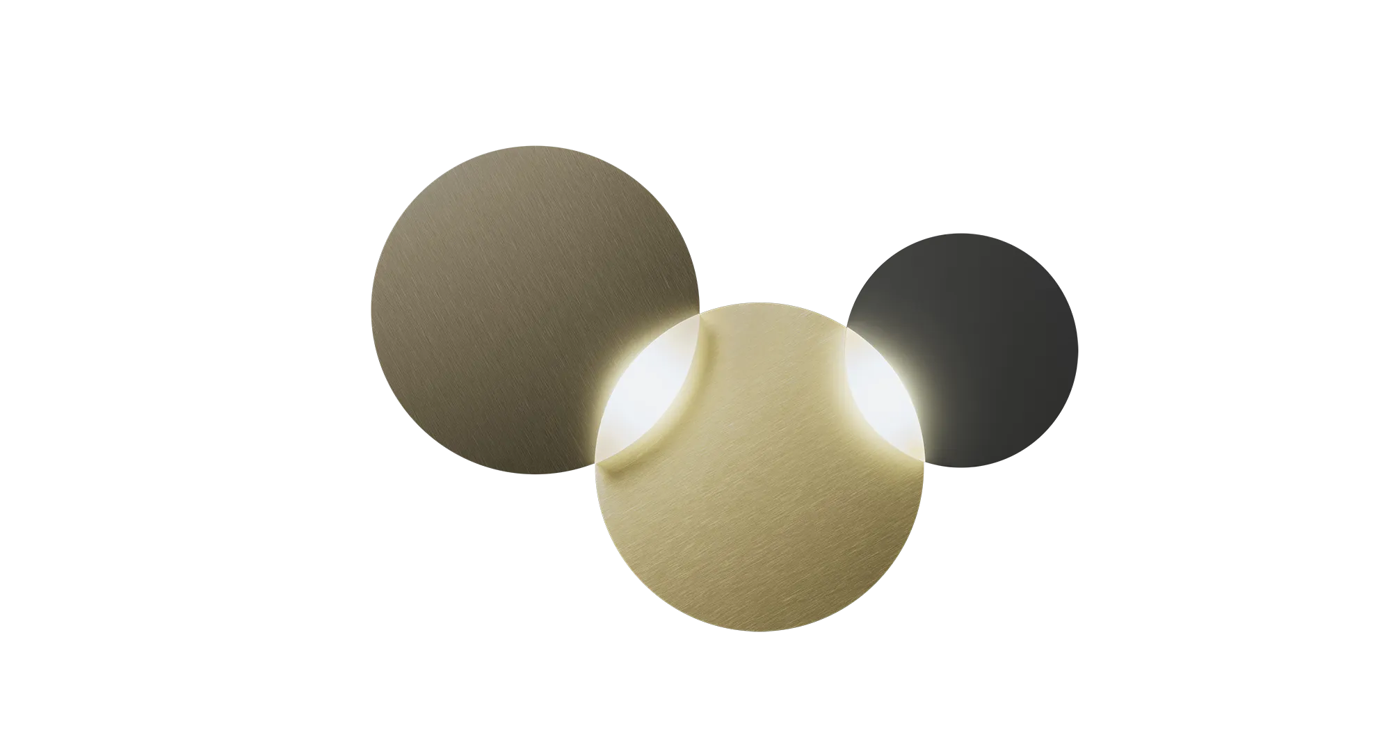 Grossmann CIRC Two Lamp Wall / Ceiling Light - Colour Options