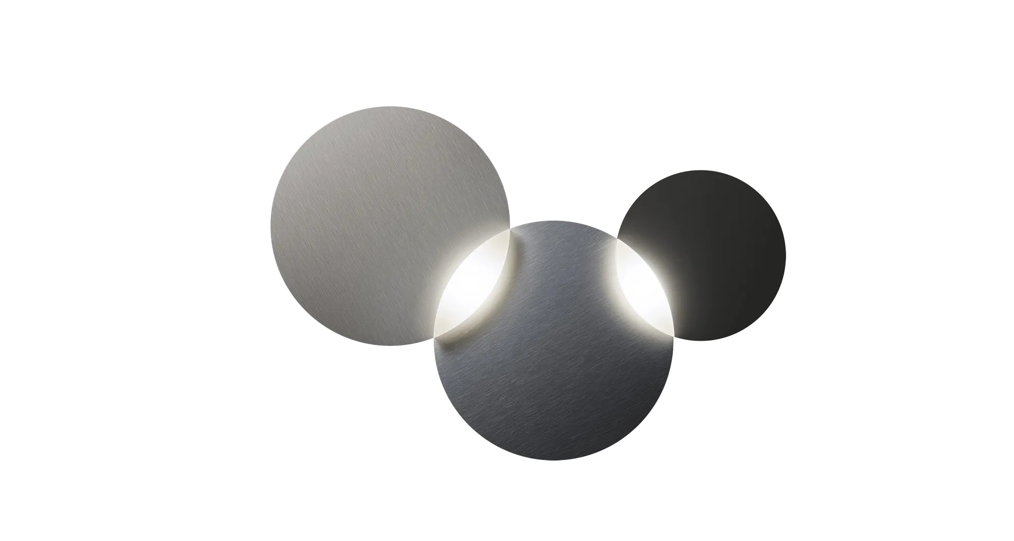 Grossmann CIRC Two Lamp Wall / Ceiling Light - Colour Options