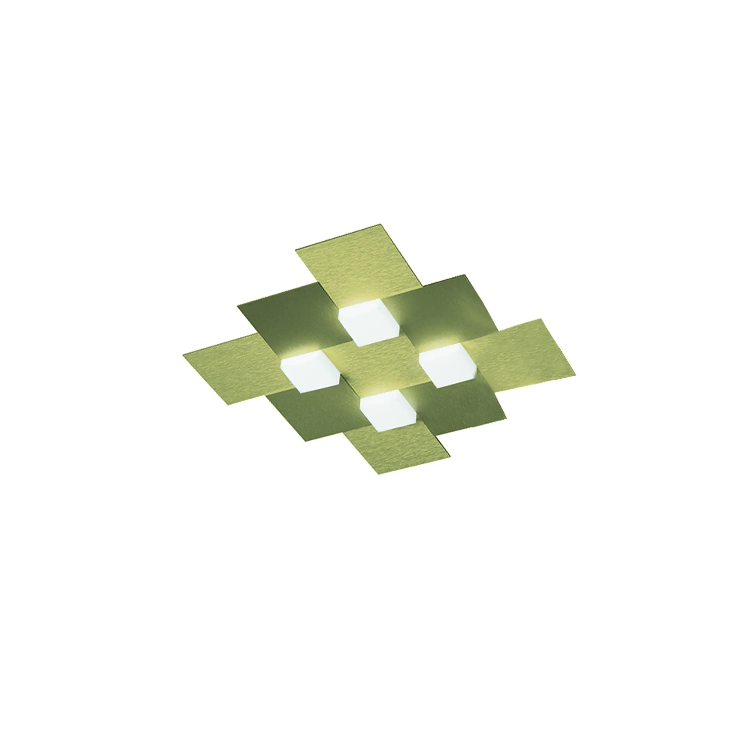 Grossmann CREO Four Lamp Square Ceiling Light - Colour Options