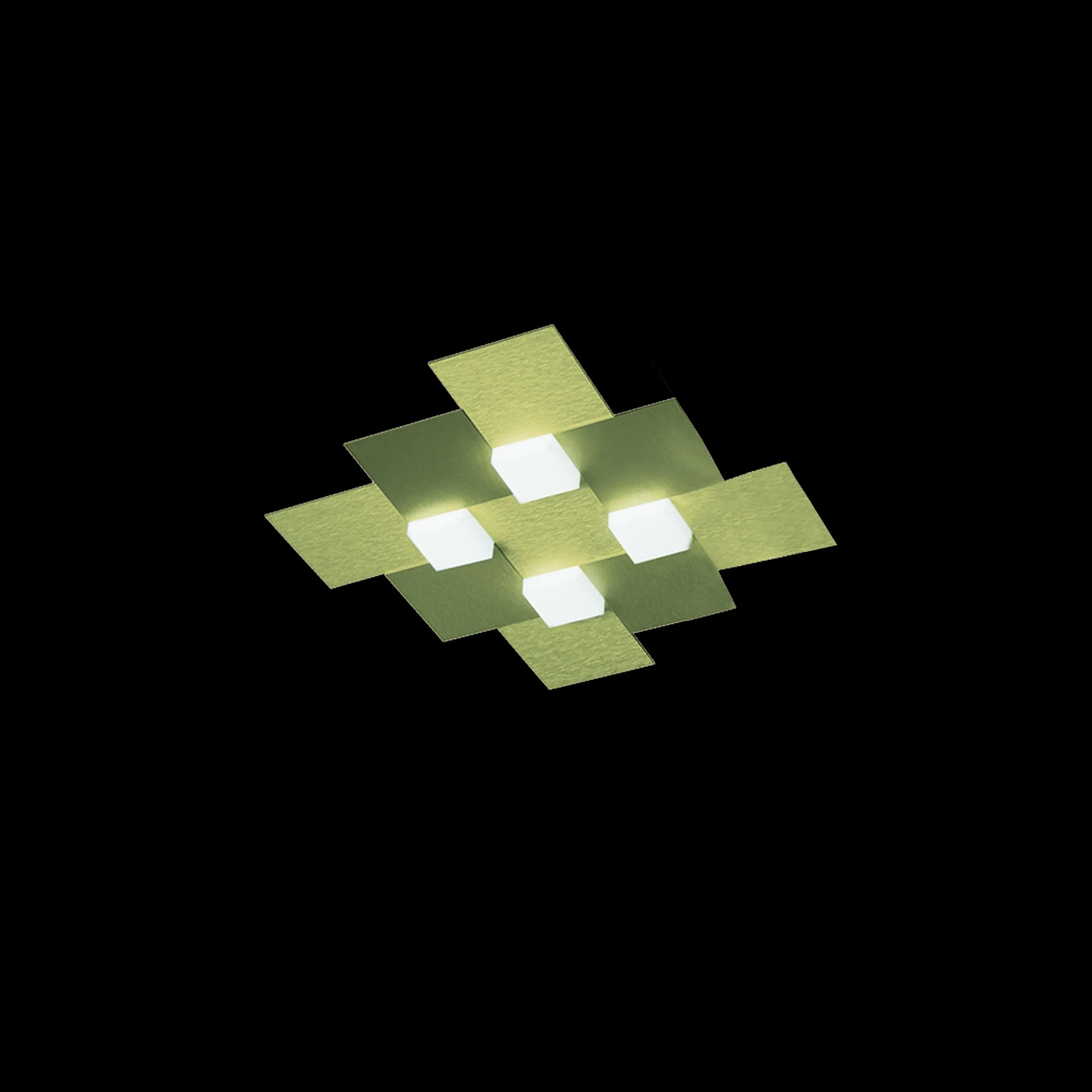Grossmann CREO Four Lamp Square Ceiling Light - Colour Options
