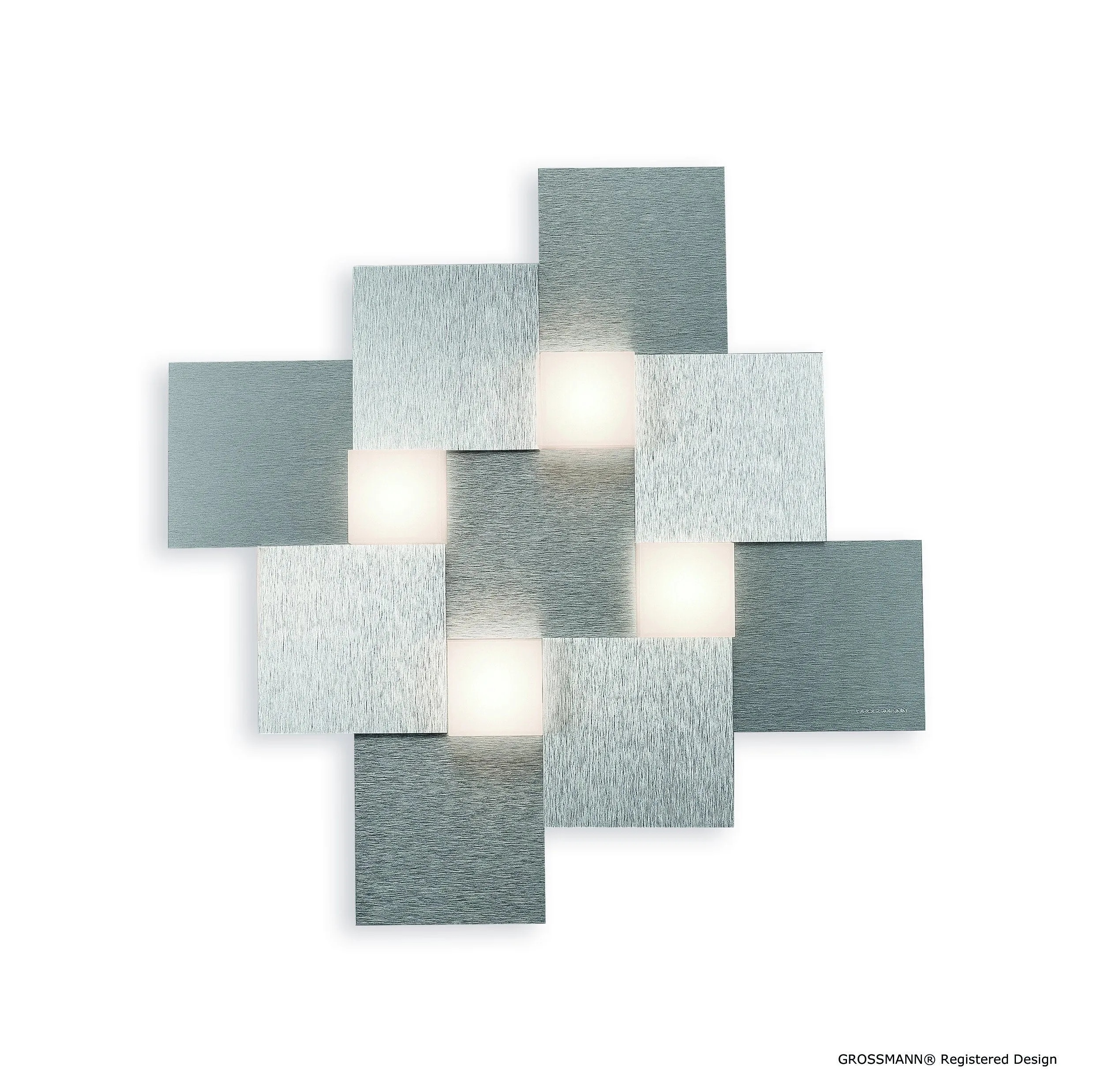 Grossmann CREO Four Lamp Square Ceiling Light - Colour Options