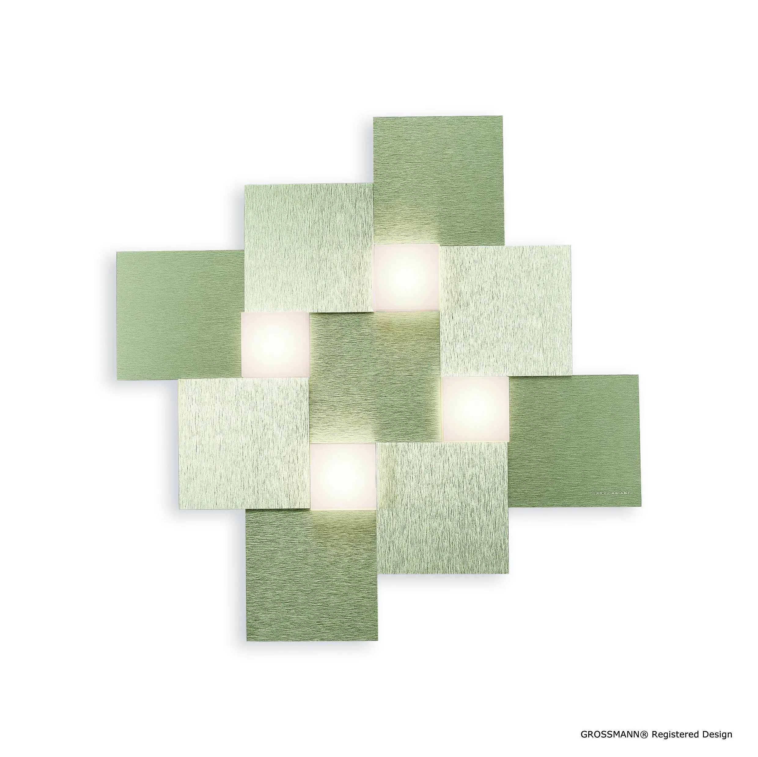 Grossmann CREO Four Lamp Square Ceiling Light - Colour Options