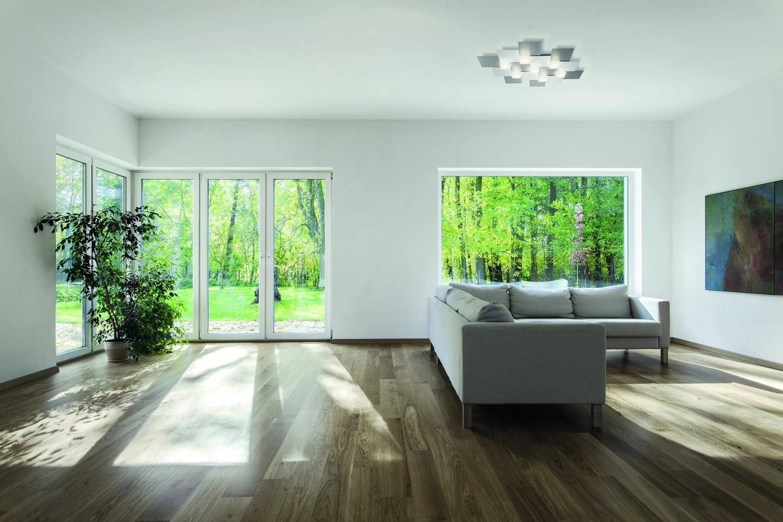 Grossmann CREO Seven Lamp Ceiling Light - Colour Options