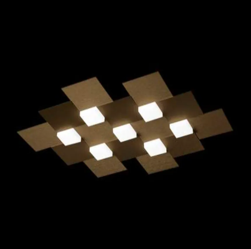 Grossmann CREO Seven Lamp Ceiling Light - Colour Options