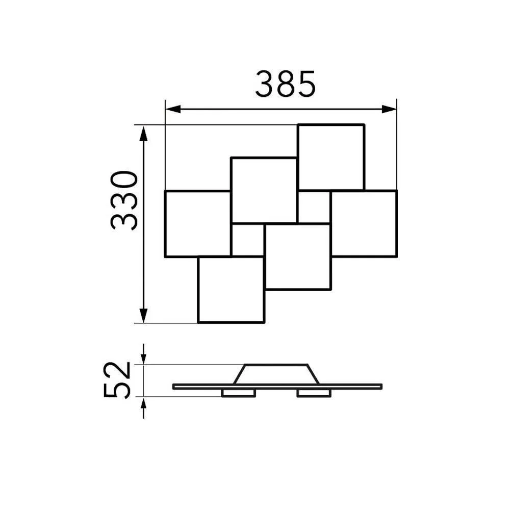 Grossmann CREO Two Lamp Wall / Ceiling Light - Colour Options