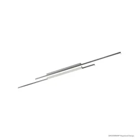 Grossmann Forte Large 2 Lamp Ceiling Light In Aluminium - ID 6738