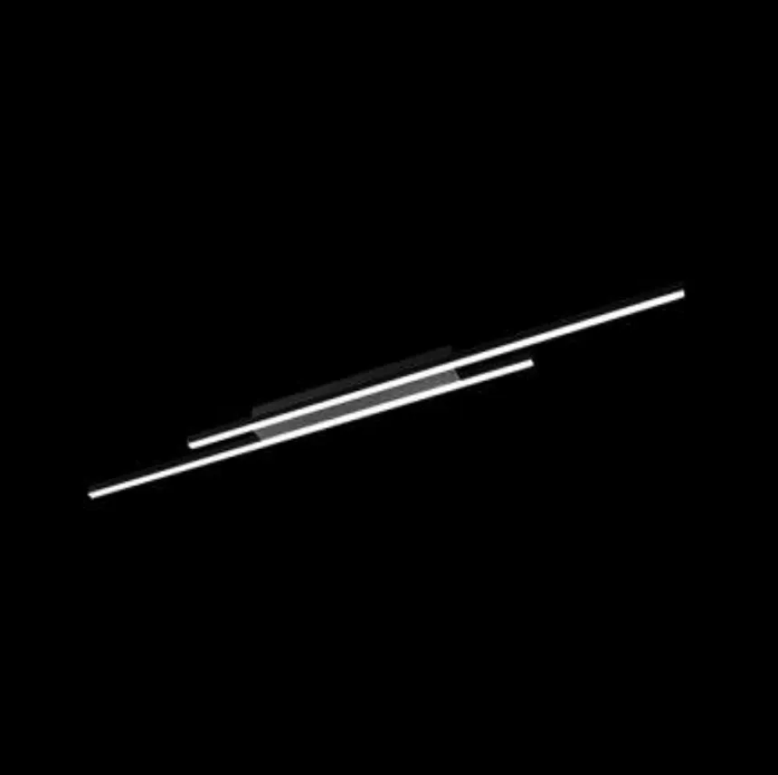 Grossmann Forte Large 2 Lamp Ceiling Light In Aluminium - ID 6738