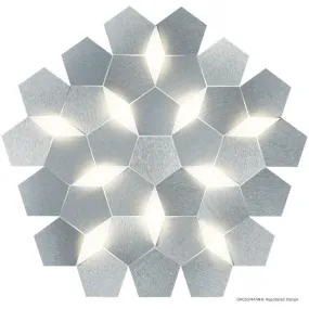 Grossmann Karat Large Wall / Ceiling Light In Aluminium - ID 6717