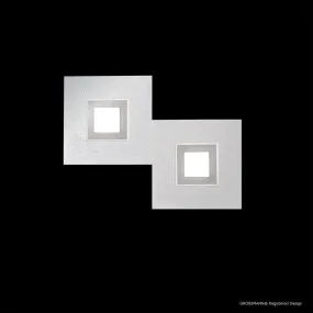 Grossmann KARREE Aluminium Two Lamp Wall / Ceiling Light - Colour Frame Options