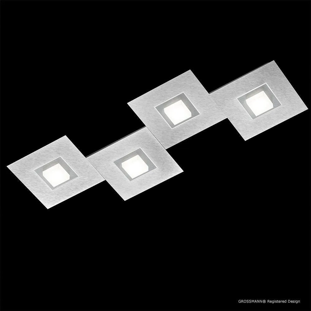 Grossmann KARREE Pearlescent Four Lamp Wall / Ceiling Light - Colour Frame Options