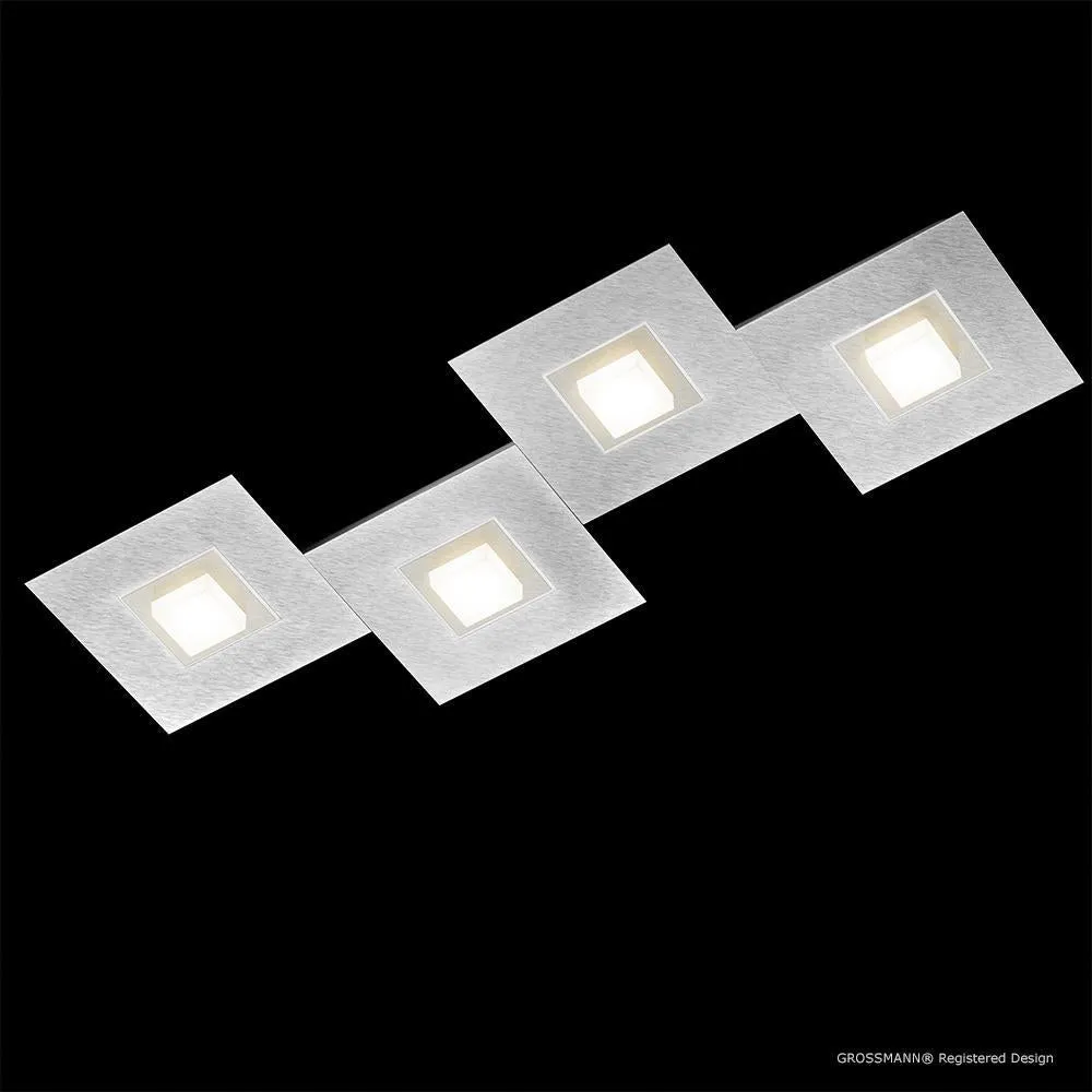Grossmann KARREE Pearlescent Four Lamp Wall / Ceiling Light - Colour Frame Options