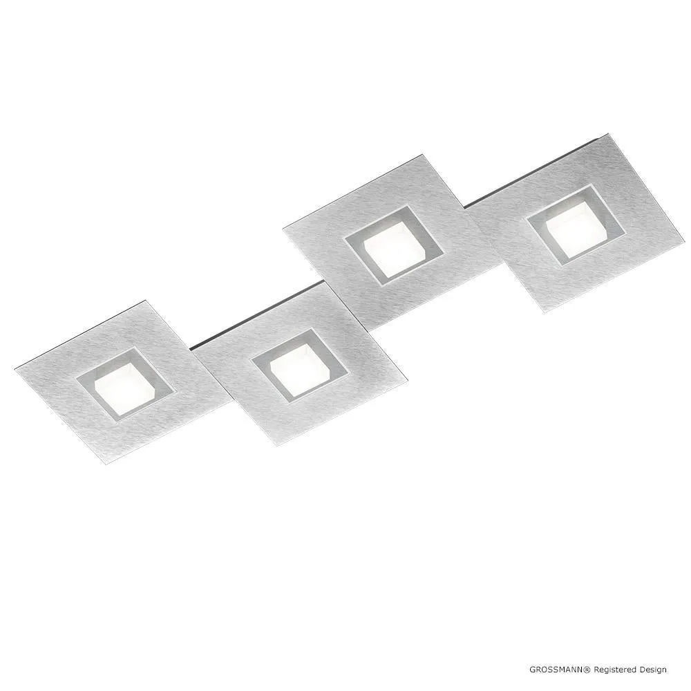 Grossmann KARREE Pearlescent Four Lamp Wall / Ceiling Light - Colour Frame Options