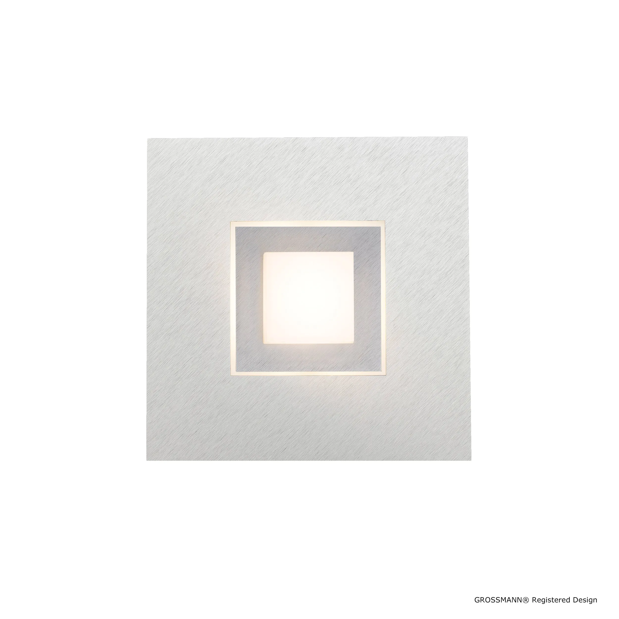 Grossmann KARREE Pearlescent One Lamp Wall / Ceiling Light - Colour Frame Options