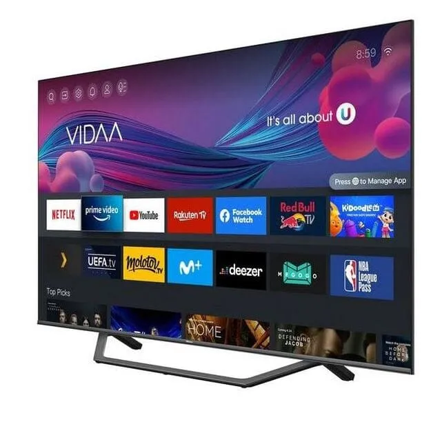 Hisense A7G 50A7GQTUK 50" QLED 4K UHD HDR SMART TV with HDR10  Dolby Vision, Dolby Atmos® and Alexa & Google Assistant