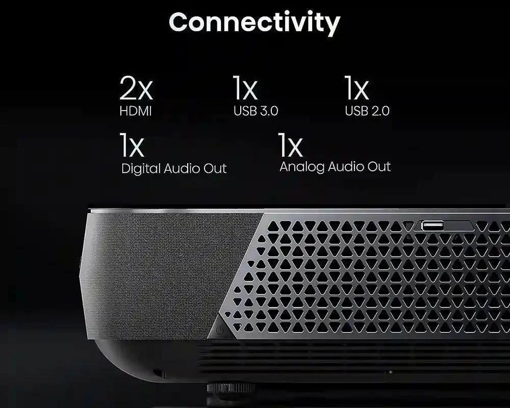 Hisense PL1TUKSE 4K Ultra HD Smart Laser Cinema Projector, Black