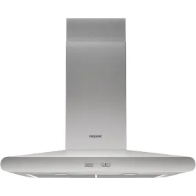 Hotpoint PHC67FLBIX 60cm Chimney Cooker Hood - Stainless Steel