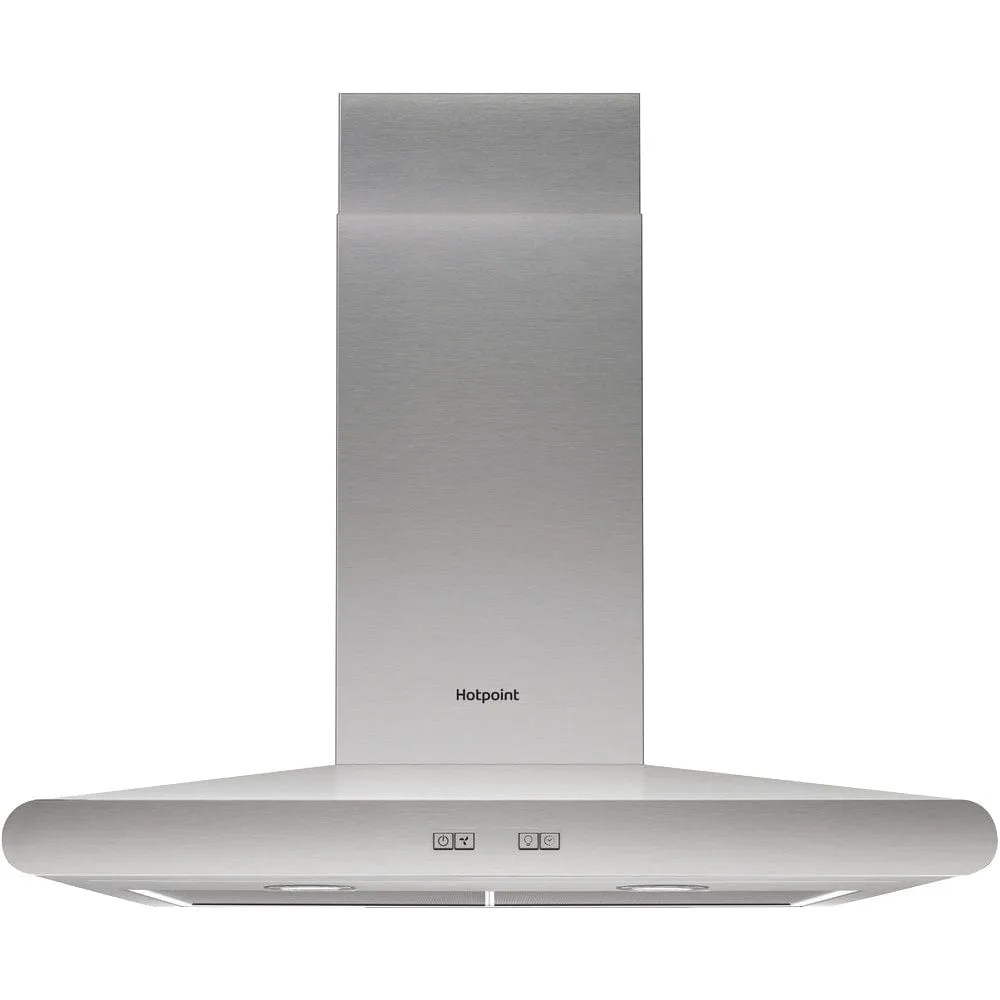 Hotpoint PHC67FLBIX 60cm Chimney Cooker Hood - Stainless Steel
