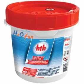 HTH Stick 300g Capsules 4.5kg - Stabiliser-Free Chlorine For indoor Pools