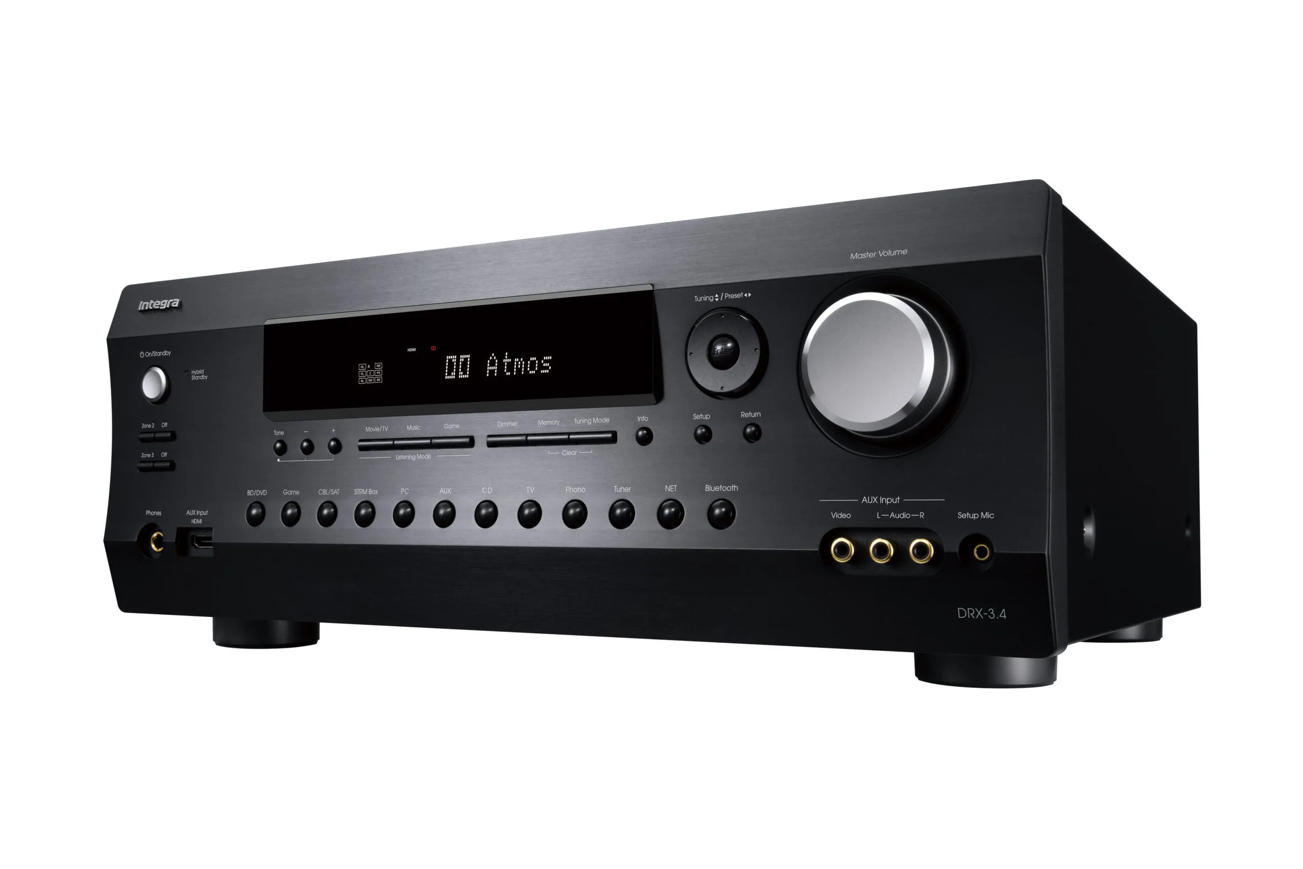 Integra DRX 3.4 9.2-Channel Network AV Receiver, 210W @ 6ohms, 100W FTC x 9 ch, 9.2 receiver with Dirac Live