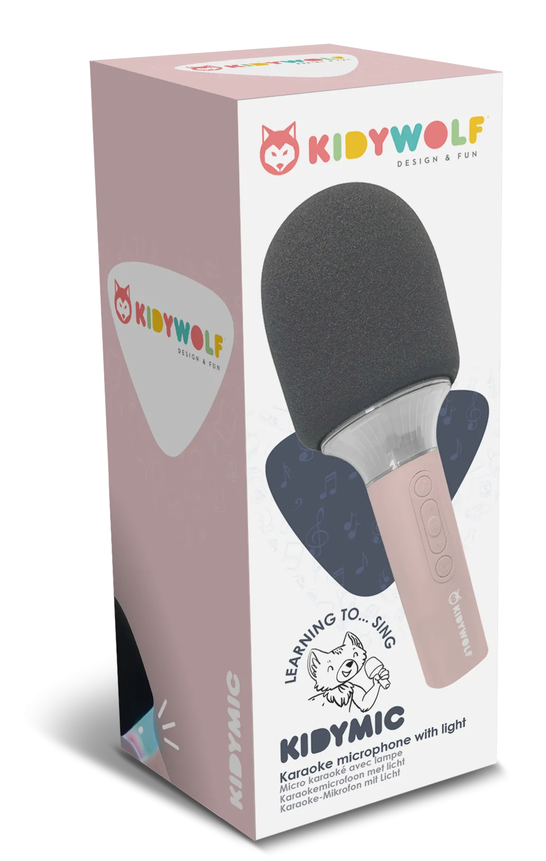 Kidywolf Kidymic Karaoke Micro With LED | little finger