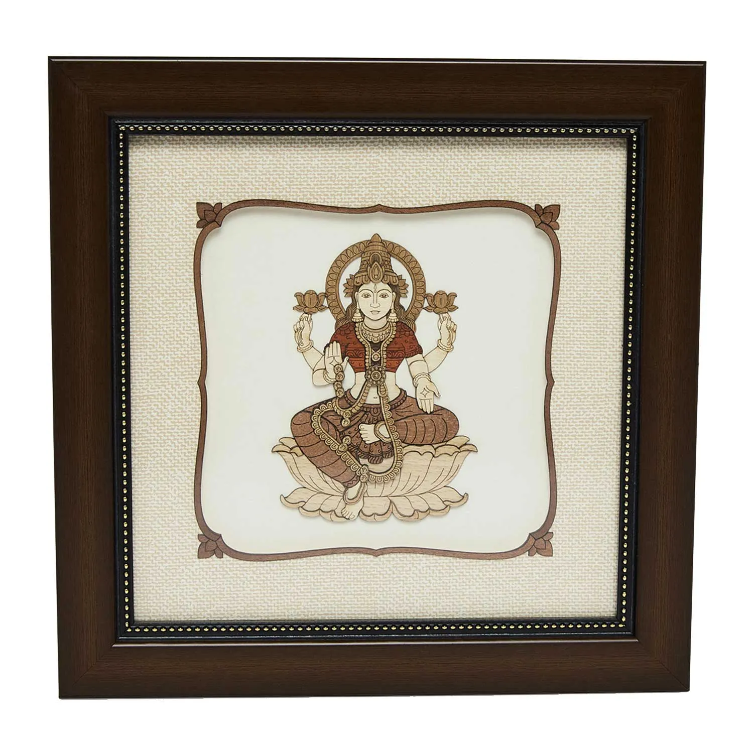 Laxmi Wood Art Frame Small 8 in x 8 in