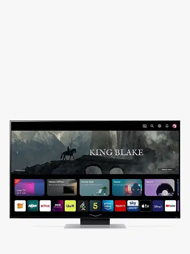 LG 55QNED866RE (2023) QNED MiniLED HDR 4K Ultra HD Smart TV, 55 inch with Freeview Play/Freesat HD - Ashed Blue