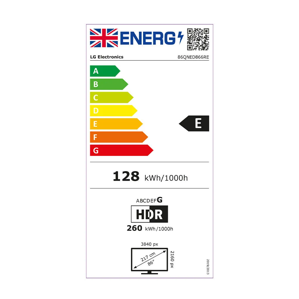 LG 86QNED866RE 86" QNED  4K Mini LED TV