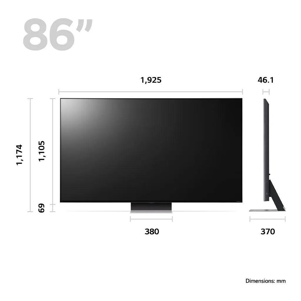 LG 86QNED866RE 86" QNED  4K Mini LED TV