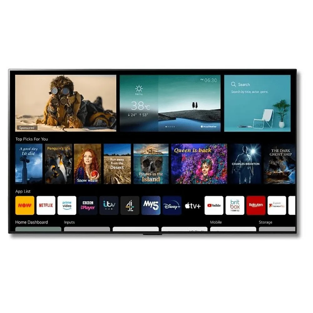LG OLED55G16LA 55" 4K UHD OLED Smart TV with Self-lit Pixel Technology