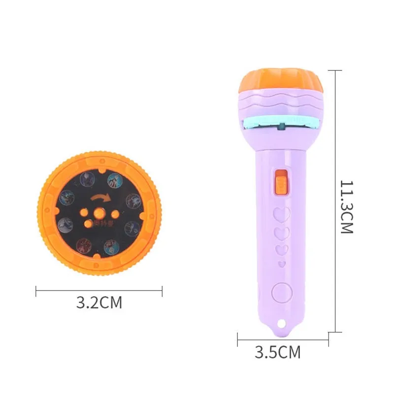 Light up your child's imagination with this Flashlight Projector Torch