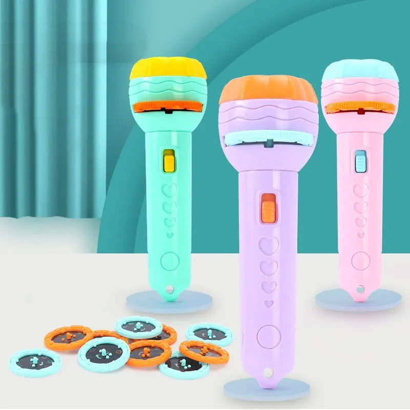 Light up your child's imagination with this Flashlight Projector Torch