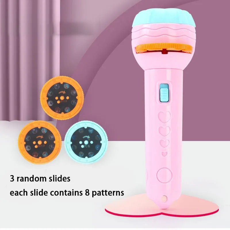 Light up your child's imagination with this Flashlight Projector Torch