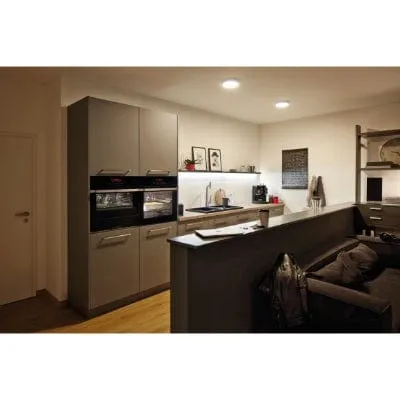 Lunar Round LED Panel 170mm Warm White - Chrome