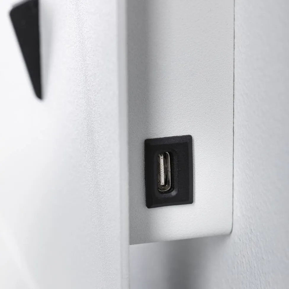 Malena 5W Wall Light with USB Charging Port in White Matt