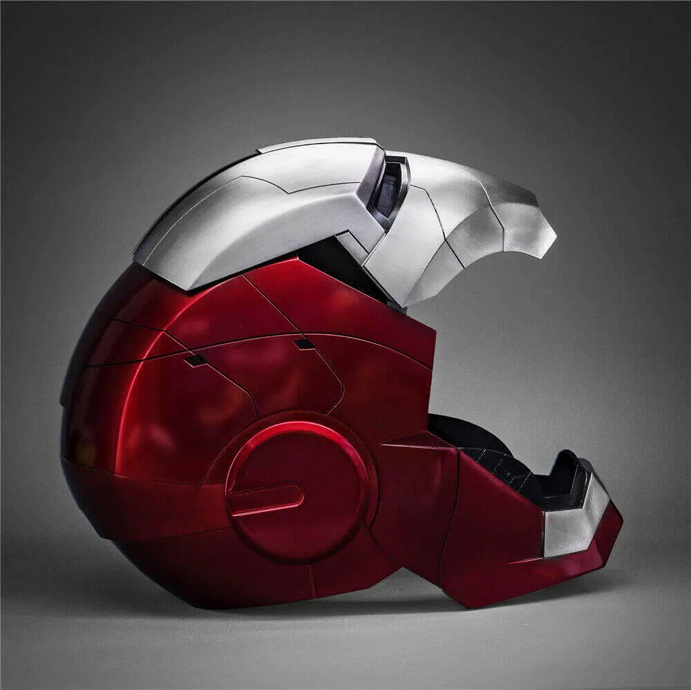 Marvel Ironman MK5 Helmet: 1:1 Voice-Controlled Cosplay Replica with LED Lights
