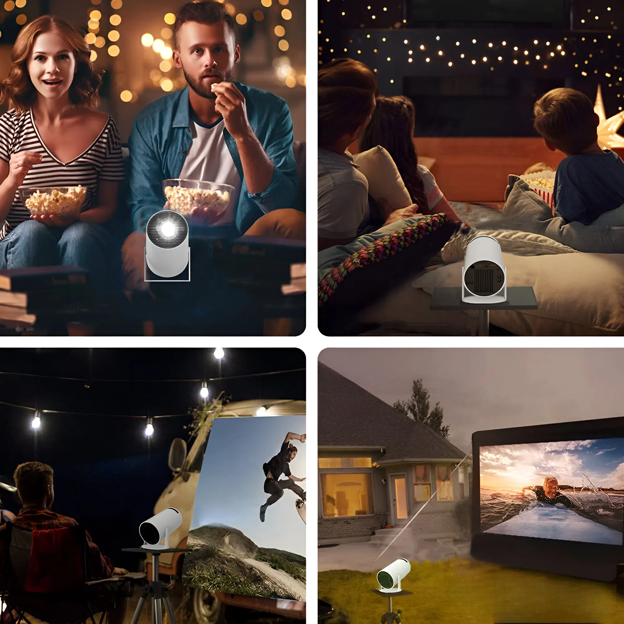Mini Video Projector With WiFi6 and Bluetooth 5.0