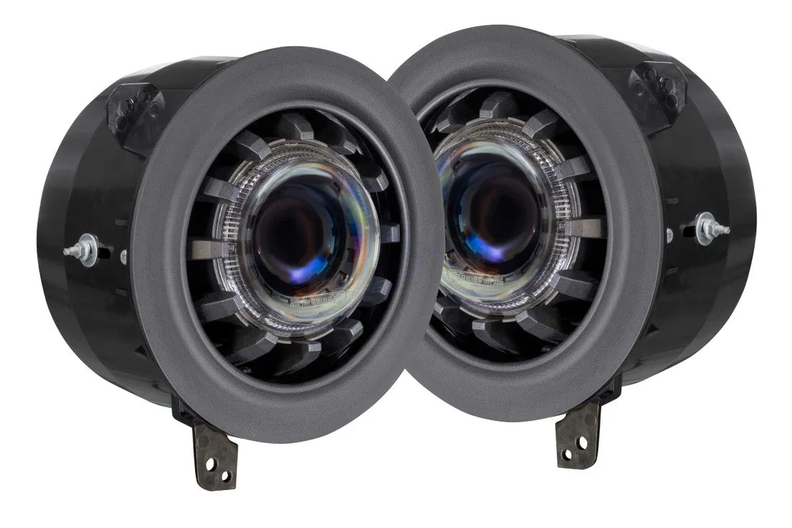 Morimoto Headlights Jeep Wrangler JL (2018-2023) Super7  - Black Housing