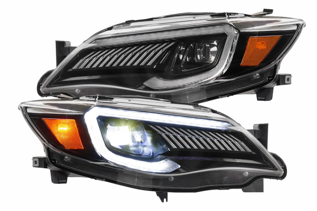 Morimoto Headlights Subaru WRX (2008-2014) XB LED - Black w/ DRL