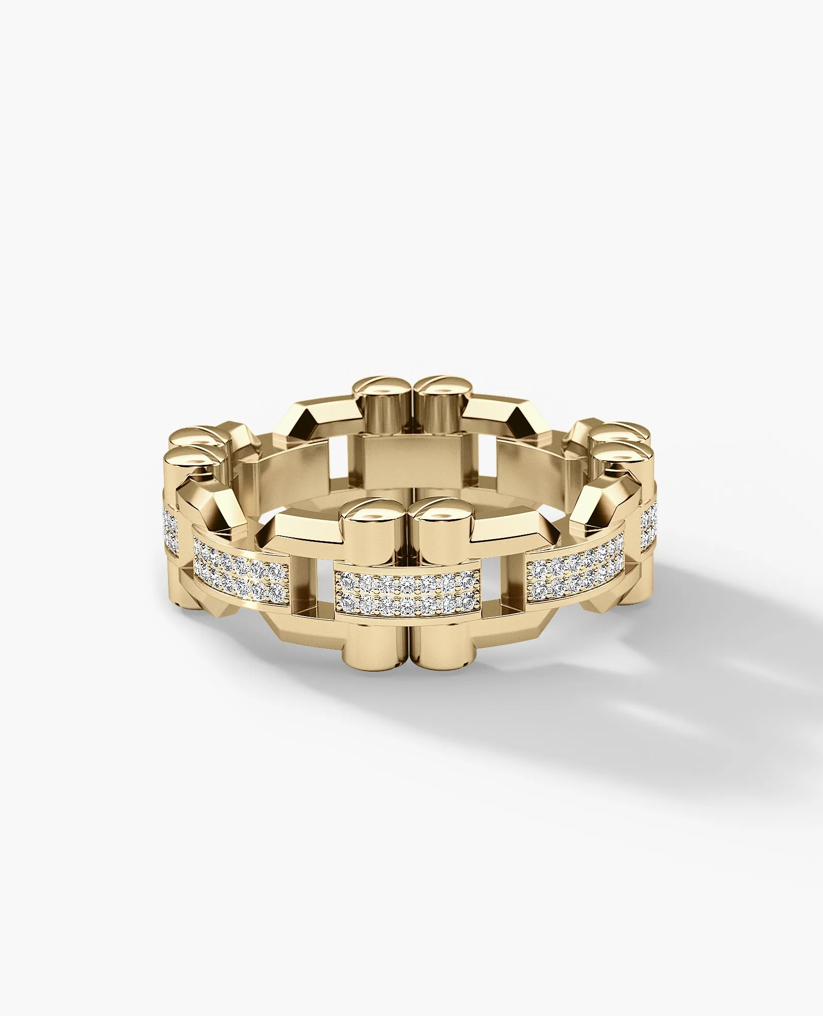 MOSS Gold Ring with 0.30ct Diamonds
