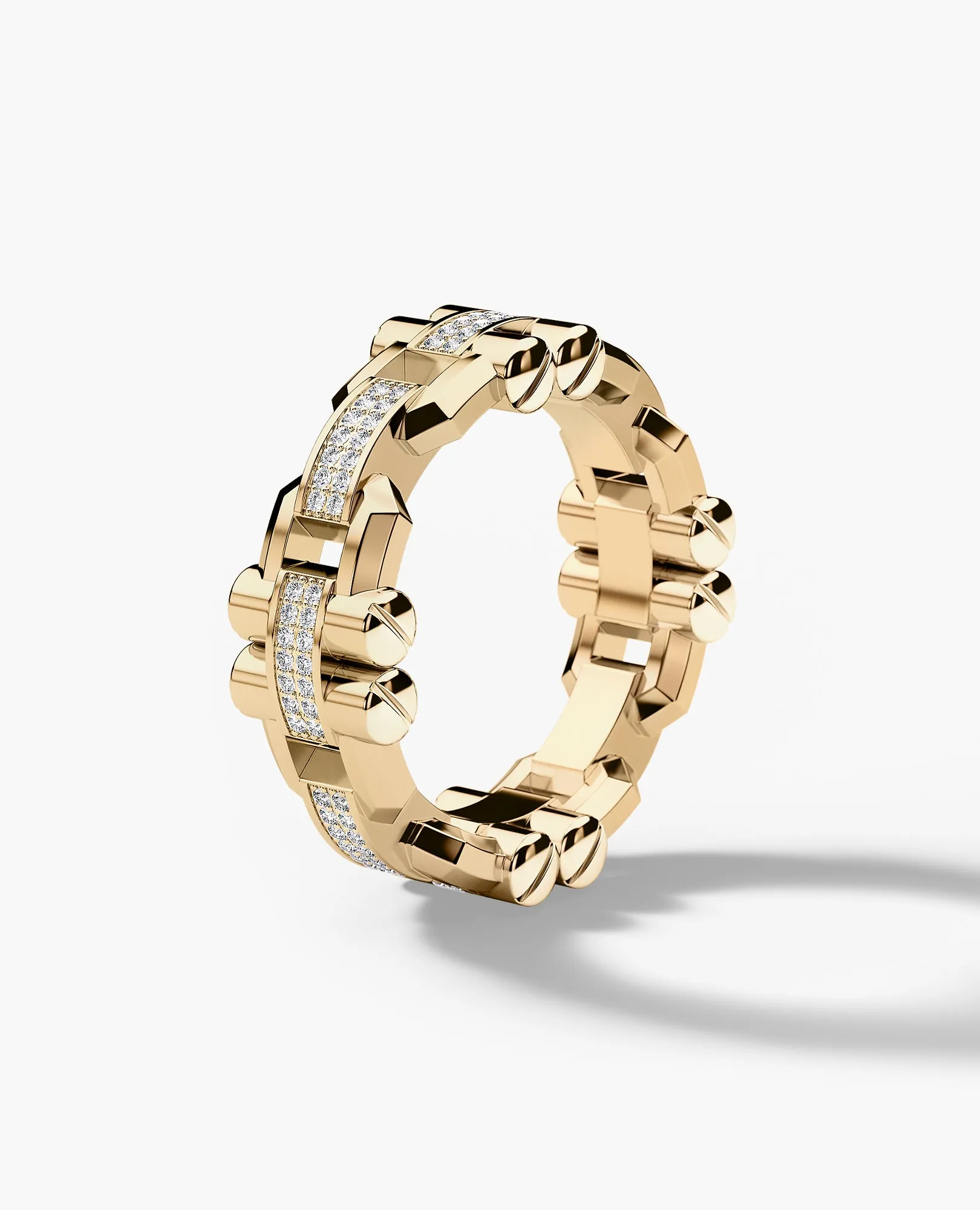 MOSS Gold Ring with 0.30ct Diamonds