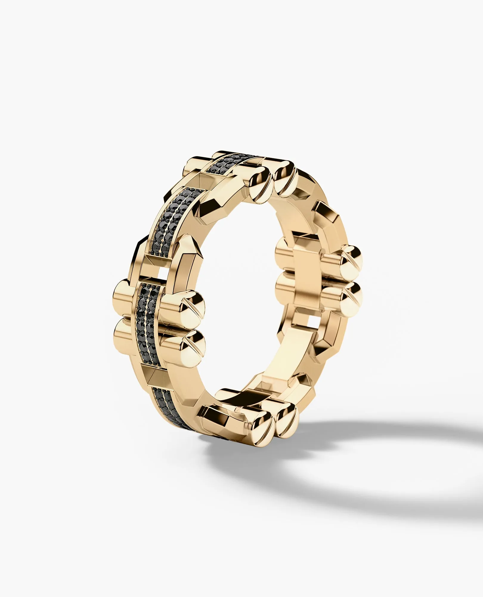 MOSS Gold Ring with 0.30ct Diamonds