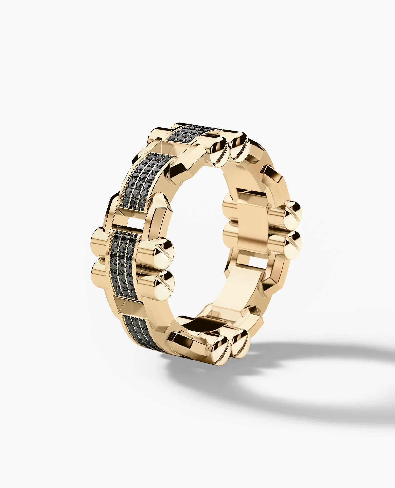 MOSS Gold Ring with 0.40ct Diamonds