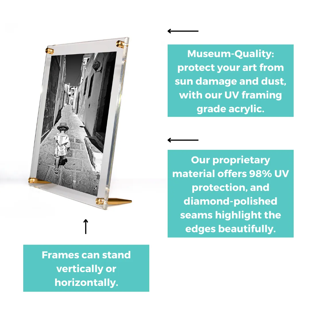 Mother's Day Tabletop Float Frames for 5x7" Photos