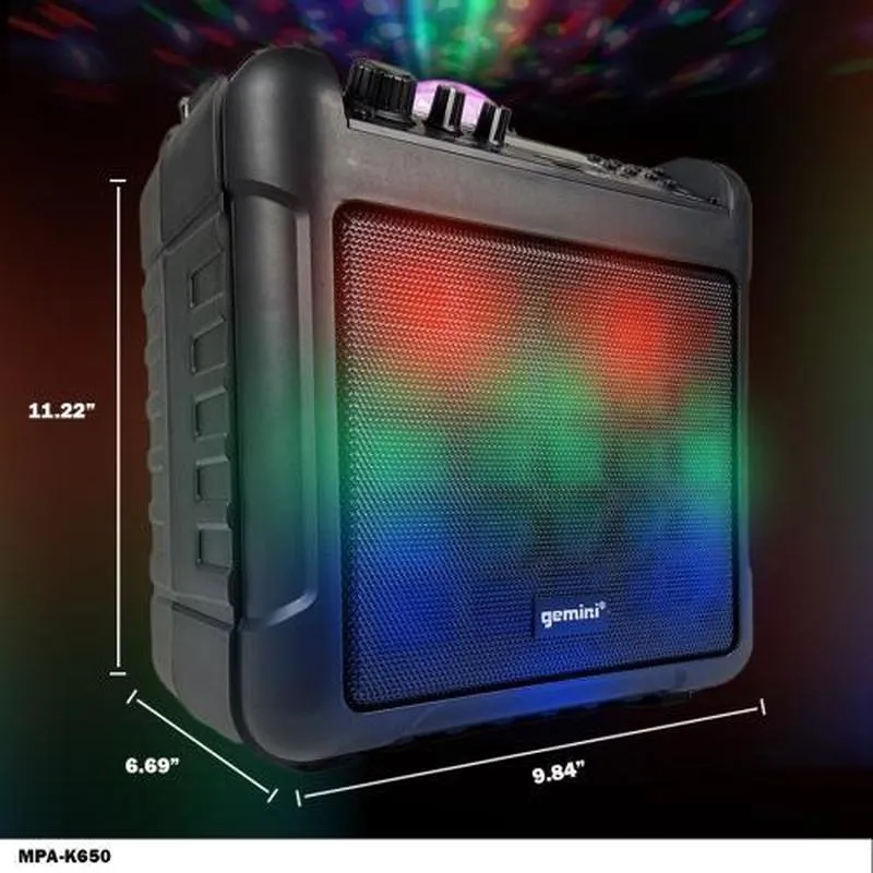 MPA-K650: Karaoke Party Speaker