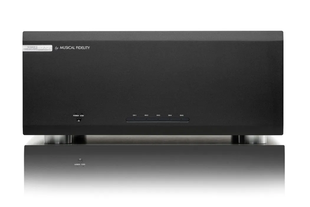 Musical Fidelity MUFPOWM6255BK 5 Channel Class A/B Amplifier (Black)